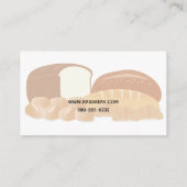 Carte De Visite Boulangerie de pain (Dos)
