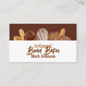 Carte De Visite Boulangerie de pain Baker (Devant)