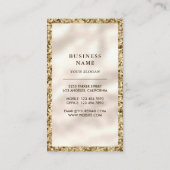 Carte De Visite Boulangerie de pâtisserie au gâteau au bleuet au c (Dos)