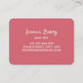 Carte De Visite Boulangerie domestique (Dos)