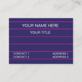 Carte De Visite Boulangerie Donut Cupcake (Dos)