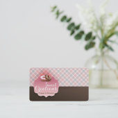 Carte De Visite Boulangerie Donuts Sweet Business (Debout devant)