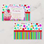 Carte De Visite boulangerie douce, petits gâteaux, (Devant / Derrière)