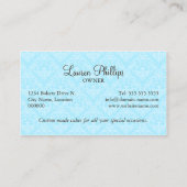 Carte De Visite Boulangerie élégante de gâteau de couture (Dos)