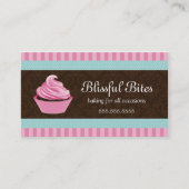Carte De Visite Boulangerie élégante de petit gâteau (Devant)