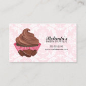 Carte De Visite Boulangerie élégante de petit gâteau de chocolat (Devant)