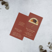 Carte de visite boulangerie en brique