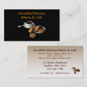 Carte De Visite Boulangerie et café (Devant / Derrière)