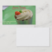 Carte De Visite Boulangerie et conception de gâteaux, Traitements (Devant / Derrière)