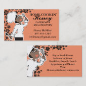 Carte De Visite Boulangerie faite sur commande de chef de femme (Devant / Derrière)