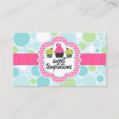 Carte De Visite Boulangerie folle de petit gâteau de point de (Devant)