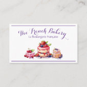 Carte De Visite Boulangerie française (Devant)