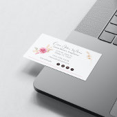 Carte De Visite Boulangerie Gâteau rose Elegant Aquarelle