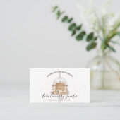 Carte De Visite Boulangerie Gâteaux Biscuits (Debout devant)