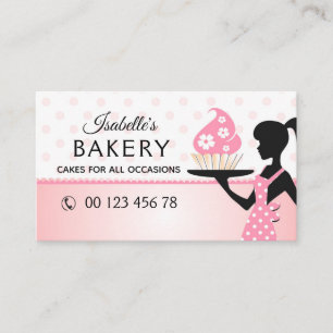 Carte De Visite boulangerie, gâteaux faits main, pâtisserie, faite