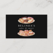 Carte De Visite Boulangerie Gâteaux Sucres Boulangerie QR Code Méd (Devant)