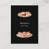 Carte De Visite Boulangerie Gâteaux Sucres Boulangerie QR Code Méd (Devant)