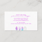 Carte De Visite Boulangerie glitz décoration de gâteau maison (Dos)