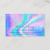 Carte De Visite Boulangerie Holographe Maison Gâteaux Fabriqués Lo (Dos)