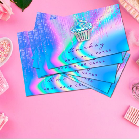 Carte De Visite Boulangerie Holographe Maison Gâteaux Fabriqués Lo