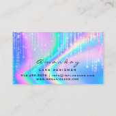 Carte De Visite Boulangerie Holographique Maison Gâteaux Faits Log (Dos)