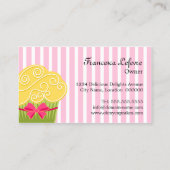 Carte De Visite Boulangerie lunatique de petit gâteau (Dos)