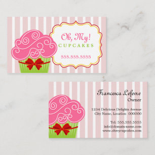 Carte De Visite Boulangerie lunatique de petit gâteau