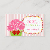 Carte De Visite Boulangerie lunatique de petit gâteau (Devant)