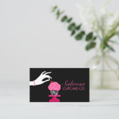 Carte De Visite Boulangerie lunatique de petit gâteau (Debout devant)