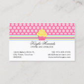 Carte De Visite Boulangerie lunatique de petit gâteau (Dos)