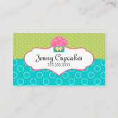 Carte De Visite Boulangerie lunatique de petit gâteau (Devant)