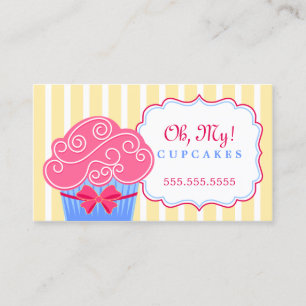 Carte De Visite Boulangerie lunatique de petit gâteau