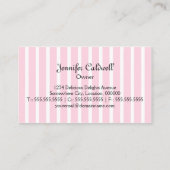 Carte De Visite Boulangerie lunatique de petit gâteau (Dos)