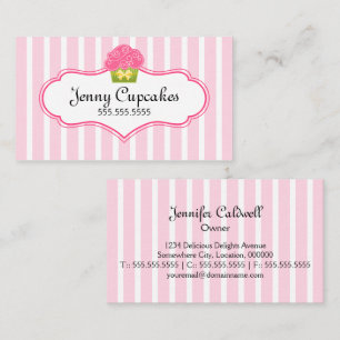 Carte De Visite Boulangerie lunatique de petit gâteau