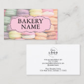 Carte De Visite Boulangerie Macaron (Devant / Derrière)
