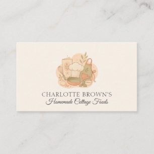 Carte De Visite Boulangerie maison de nourriture de cottage