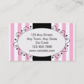 Carte De Visite Boulangerie parisienne de gâteau de petit gâteau (Dos)