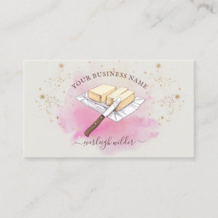 Carte De Visite boulangerie pâtisserie Chef Baker Ingrédients Cart