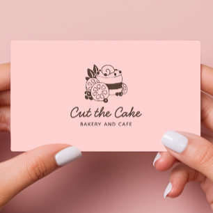 Carte De Visite Boulangerie Pâtisserie Chef Cake Logo