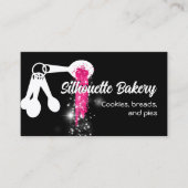 Carte De Visite Boulangerie pâtisserie chef de mesure cuillères us (Devant)