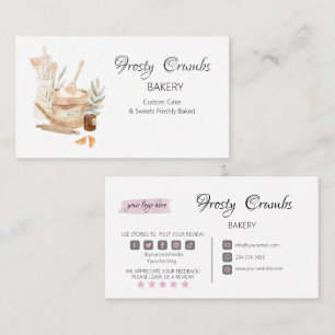 Carte De Visite Boulangerie Pâtisserie Sucres    CupcakesCarte de 