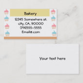 Carte De Visite Boulangerie personnalisable (Devant / Derrière)