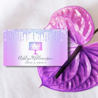 Boulangerie Purple Parties scintillant Drives Gâte