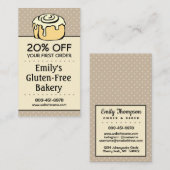Carte De Visite Boulangerie rabais Coupon fidélité aiguillage vert (Devant / Derrière)