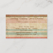 Carte De Visite Boulangerie Rétro Three Cupcake (Dos)