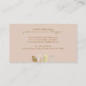 Carte De Visite Boulangerie Rustique cuillère à rouler whisky (Dos)