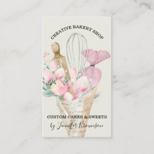 Carte De Visite Boulangerie Sophistiquée Green Sage