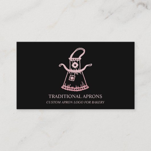 Carte De Visite Boulangerie traditionnelle à tablier (Devant)