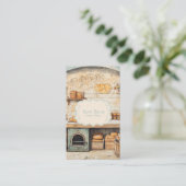 Carte De Visite Boulangerie vintage Chic (Debout devant)