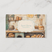 Carte De Visite Boulangerie vintage Chic (Devant)